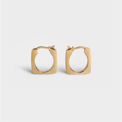 celine square earrings